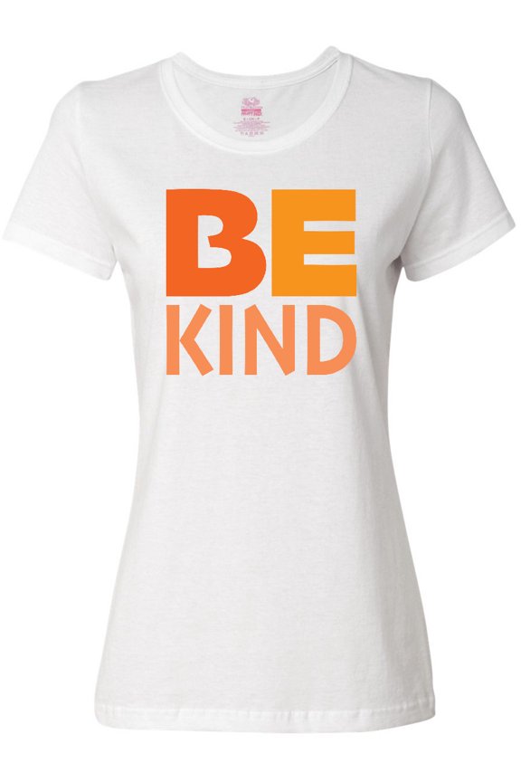Be Kind Logo In Orange Women's T-Shirt