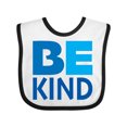 thumbnail image 1 of Inktastic Be Kind Logo in Blue Boys or Girls Baby Bib, 1 of 4