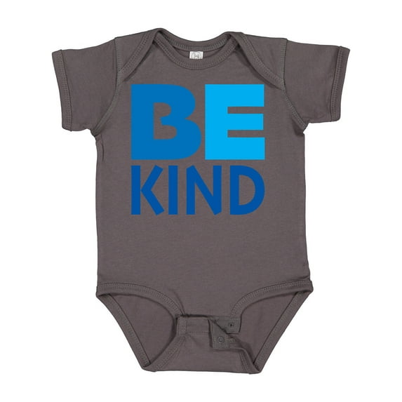 Inktastic Be Kind Logo in Blue Boys or Girls Baby Bodysuit