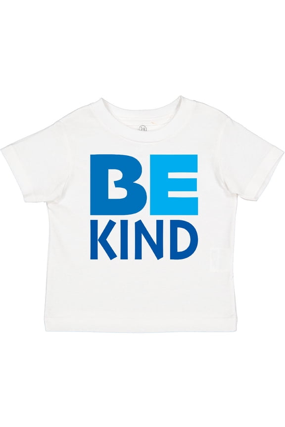 Be Kind Logo in Blue Boys or Girls Baby T-Shirt