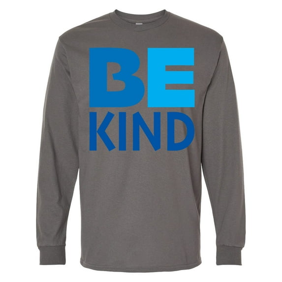 Inktastic Be Kind Logo in Blue Long Sleeve T-Shirt