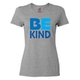 thumbnail image 1 of Inktastic Be Kind Logo in Blue Women's T-Shirt, 1 of 5