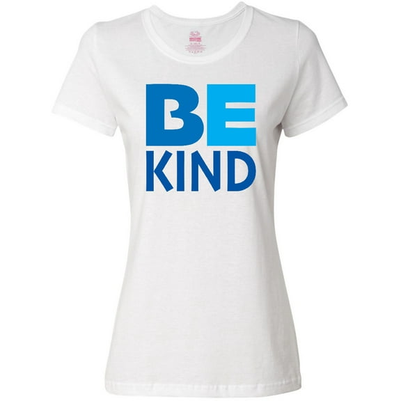 Inktastic Be Kind Logo in Blue Women's T-Shirt