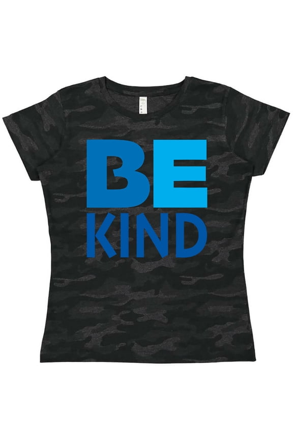 Be Kind Logo in Blue Women's T-Shirt
