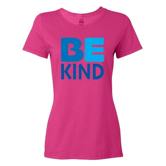 Inktastic Be Kind Logo in Blue Women's T-Shirt