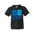 thumbnail image 1 of Inktastic Be Kind Logo in Blue Youth T-Shirt, 1 of 5