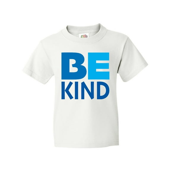 Inktastic Be Kind Logo in Blue Youth T-Shirt