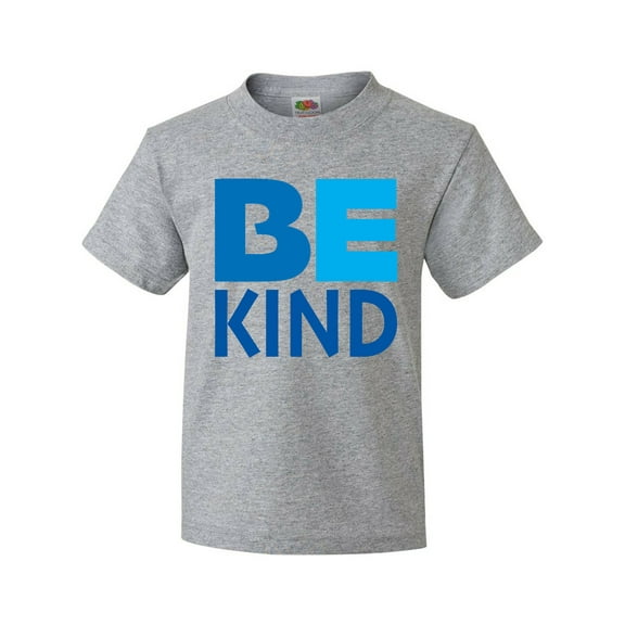 Inktastic Be Kind Logo in Blue Youth T-Shirt
