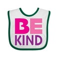 thumbnail image 1 of Inktastic Be Kind Logo in Pink and Purple Boys or Girls Baby Bib, 1 of 4