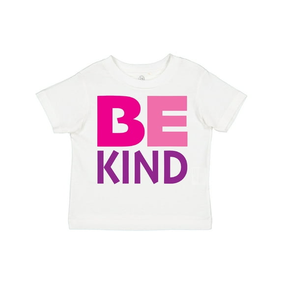 Inktastic Be Kind Logo in Pink and Purple Boys or Girls Toddler T-Shirt