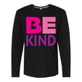 thumbnail image 1 of Inktastic Be Kind Logo in Pink and Purple Long Sleeve T-Shirt, 1 of 5