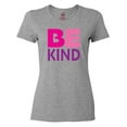 thumbnail image 1 of Inktastic Be Kind Logo in Pink and Purple Women's T-Shirt, 1 of 5