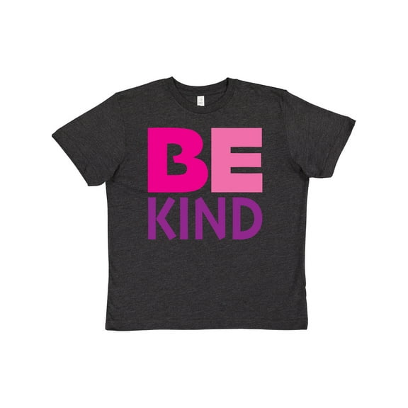 Inktastic Be Kind Logo in Pink and Purple Youth T-Shirt