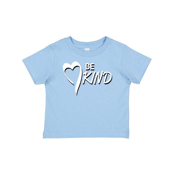 Inktastic Be Kind with Heart Ribbon in White Text Boys or Girls Baby T-Shirt