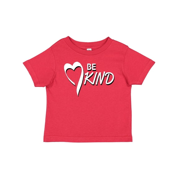 Inktastic Be Kind with Heart Ribbon in White Text Boys or Girls Baby T-Shirt