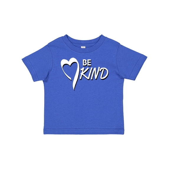 Inktastic Be Kind with Heart Ribbon in White Text Boys or Girls Baby T-Shirt
