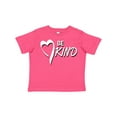 thumbnail image 1 of Inktastic Be Kind with Heart Ribbon in White Text Boys or Girls Toddler T-Shirt, 1 of 5