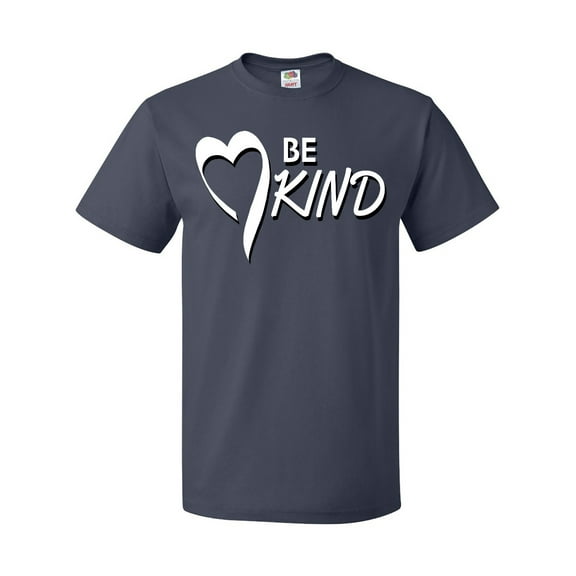 Inktastic Be Kind with Heart Ribbon in White Text T-Shirt