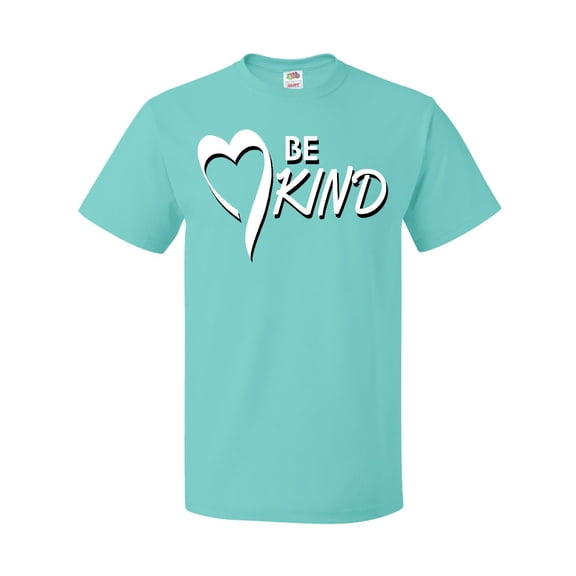 Inktastic Be Kind with Heart Ribbon in White Text T-Shirt