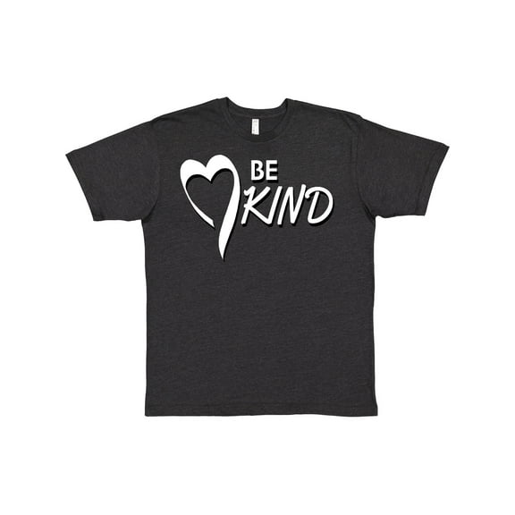 Inktastic Be Kind with Heart Ribbon in White Text T-Shirt