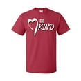 thumbnail image 1 of Inktastic Be Kind with Heart Ribbon in White Text T-Shirt, 1 of 5