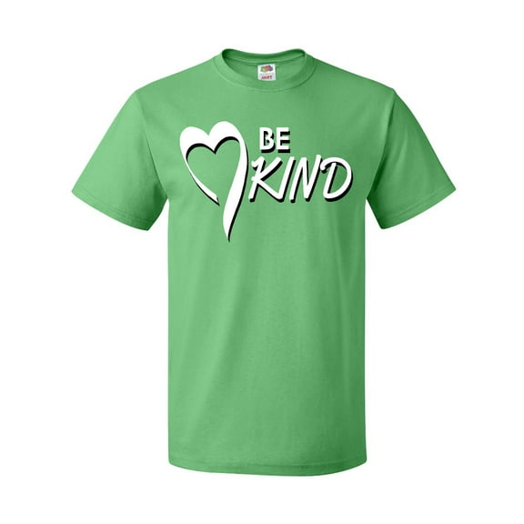 Inktastic Be Kind with Heart Ribbon in White Text T-Shirt