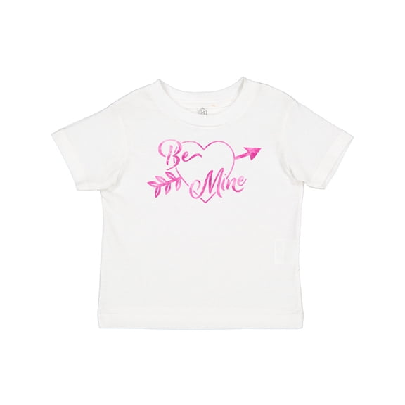 Inktastic Be Mine Valentine's Day Arrow and Heart in Pink Boys or Girls Baby T-Shirt