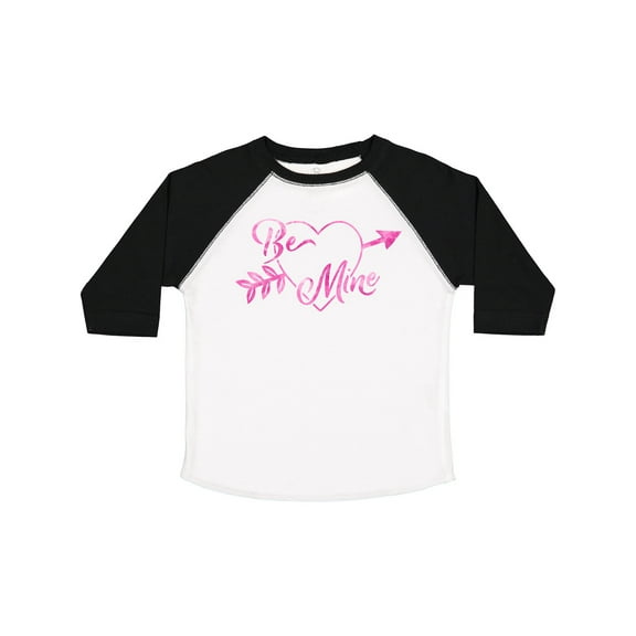 Inktastic Be Mine Valentine's Day Arrow and Heart in Pink Boys or Girls Toddler T-Shirt
