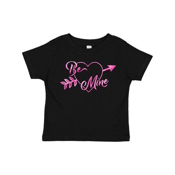 Inktastic Be Mine Valentine's Day Arrow and Heart in Pink Boys or Girls Toddler T-Shirt