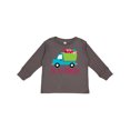 thumbnail image 1 of Inktastic Be My Valentine Heart Truck Boys or Girls Long Sleeve Toddler T-Shirt, 1 of 5