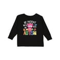 thumbnail image 1 of Inktastic Be Patient with Me I Have Autism with Owl and Puzzle Pieces White Text Boys or Girls Long Sleeve Toddler T-Shirt, 1 of 5