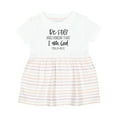 thumbnail image 1 of Inktastic Be Still and Know That I Am God Psalm 46:10 Girls Baby Dress, 1 of 5