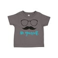 thumbnail image 1 of Inktastic Be Yourself, Glasses, Mustache, Moustache Boys or Girls Toddler T-Shirt, 1 of 5