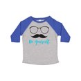 thumbnail image 1 of Inktastic Be Yourself, Glasses, Mustache, Moustache Boys or Girls Toddler T-Shirt, 1 of 5