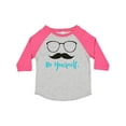 thumbnail image 1 of Inktastic Be Yourself, Glasses, Mustache, Moustache Boys or Girls Toddler T-Shirt, 1 of 5