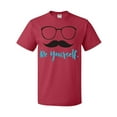 thumbnail image 1 of Inktastic Be Yourself, Glasses, Mustache, Moustache T-Shirt, 1 of 5
