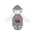 thumbnail image 1 of Inktastic Be a Flamingo in a Flock of Pigeons with Flowers Girls Long Sleeve Baby Bodysuit, 1 of 5