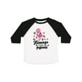 thumbnail image 1 of Inktastic Be a Flamingo in a Flock of Pigeons with Flowers Girls Toddler T-Shirt, 1 of 5