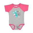 thumbnail image 1 of Inktastic Be a Mermaid Make a Splash Blue Mermaid Tail Boys or Girls Baby Bodysuit, 1 of 5