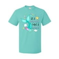 thumbnail image 1 of Inktastic Be a Mermaid Make a Splash Blue Mermaid Tail T-Shirt, 1 of 5