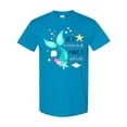 thumbnail image 1 of Inktastic Be a Mermaid Make a Splash Blue Mermaid Tail T-Shirt, 1 of 5
