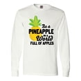 thumbnail image 1 of Inktastic Be a Pineapple In a World Full of Apples Long Sleeve T-Shirt, 1 of 5