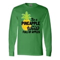thumbnail image 1 of Inktastic Be a Pineapple In a World Full of Apples Long Sleeve T-Shirt, 1 of 5