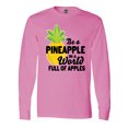 thumbnail image 1 of Inktastic Be a Pineapple In a World Full of Apples Long Sleeve T-Shirt, 1 of 5