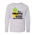thumbnail image 1 of Inktastic Be a Pineapple In a World Full of Apples Long Sleeve Youth T-Shirt, 1 of 5
