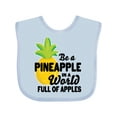 thumbnail image 1 of Inktastic Be a Pineapple in a World Full of Apples Boys or Girls Baby Bib, 1 of 4