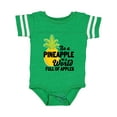 thumbnail image 1 of Inktastic Be a Pineapple in a World Full of Apples Boys or Girls Baby Bodysuit, 1 of 5