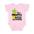 thumbnail image 1 of Inktastic Be a Pineapple in a World Full of Apples Boys or Girls Baby Bodysuit, 1 of 5