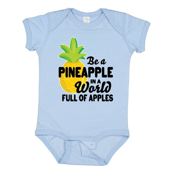 Inktastic Be a Pineapple in a World Full of Apples Boys or Girls Baby Bodysuit