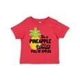 thumbnail image 1 of Inktastic Be a Pineapple in a World Full of Apples Boys or Girls Toddler T-Shirt, 1 of 5
